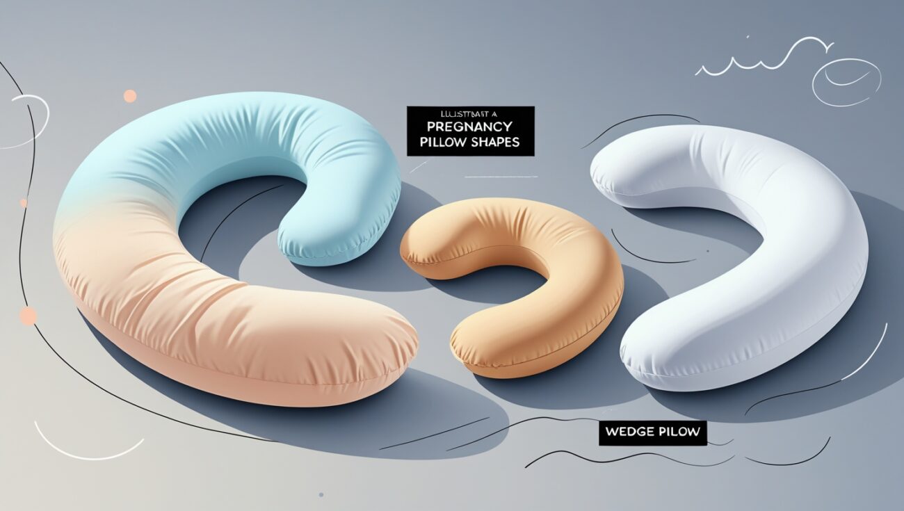 Pregnancy Pillow Shapes Explained: U, C, Wedge, and More