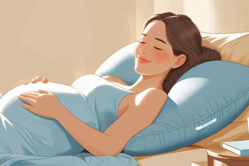 Best Pregnancy Pillow Positions for Heartburn and Acid Reflux Relief