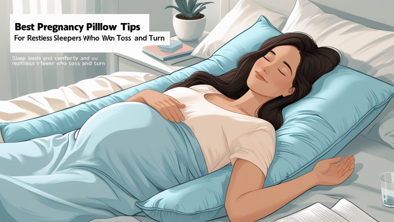 Best Pregnancy Pillow Tips for Restless Sleepers Who Toss and Turn