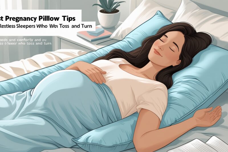 Best Pregnancy Pillow Tips for Restless Sleepers Who Toss and Turn