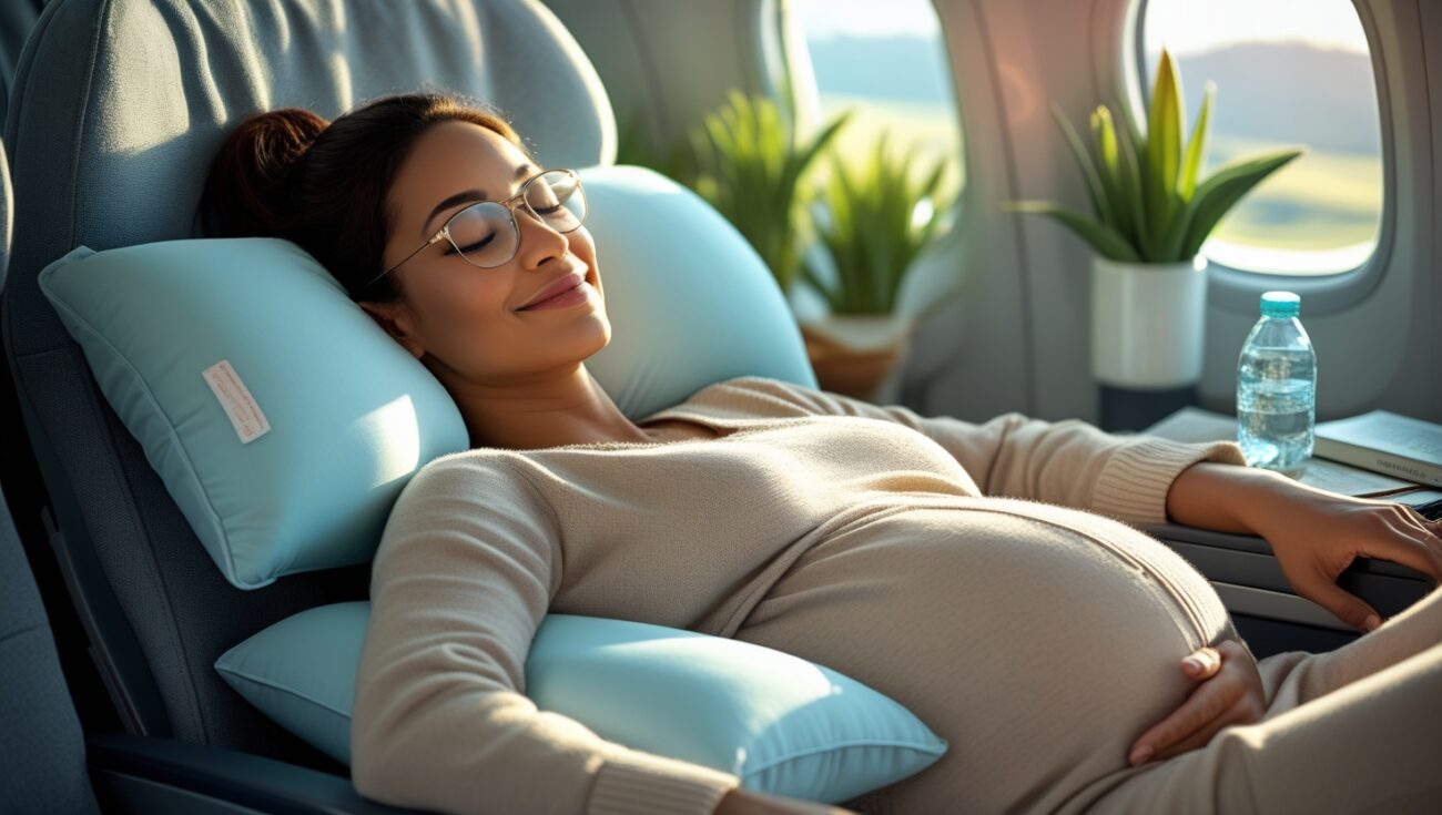 How to Travel Comfortably With a Pregnancy Pillow