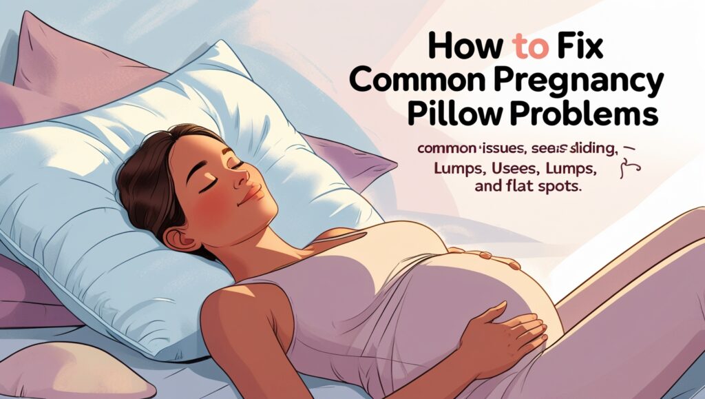 How to Fix Common Pregnancy Pillow Problems (Sliding, Lumps, Flat Spots)