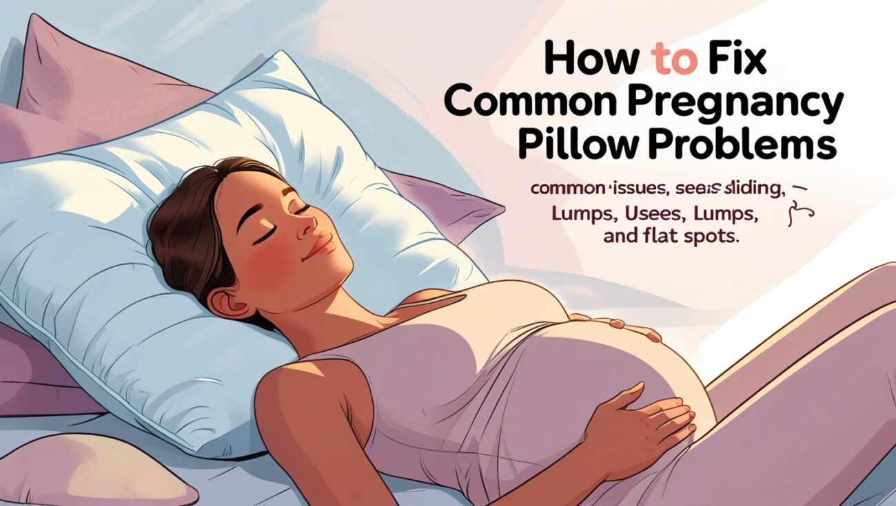 How to Fix Common Pregnancy Pillow Problems (Sliding, Lumps, Flat Spots)