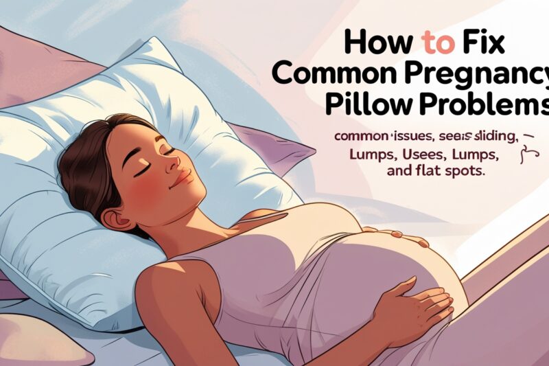 How to Fix Common Pregnancy Pillow Problems (Sliding, Lumps, Flat Spots)