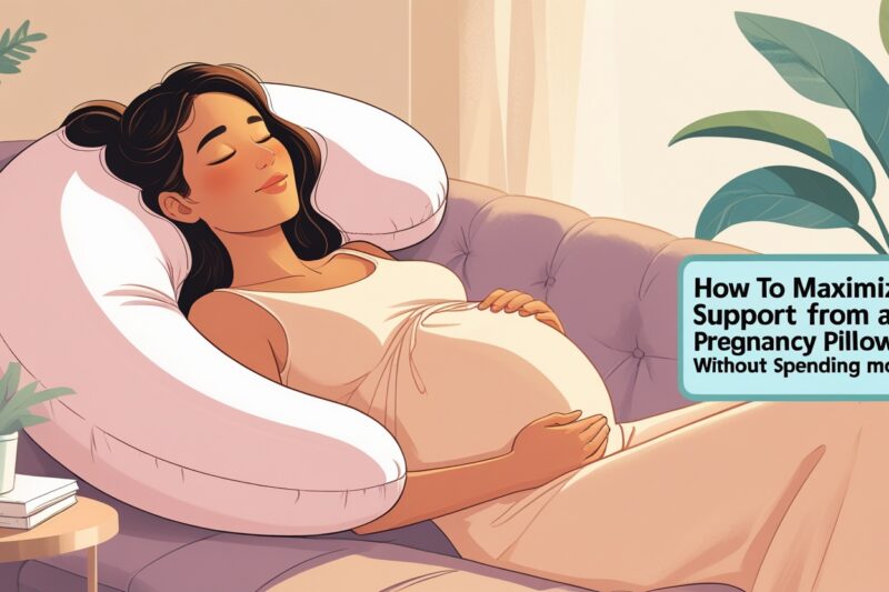 How to Maximize Support From a Pregnancy Pillow Without Spending More