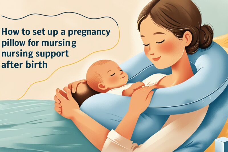 How to Set Up a Pregnancy Pillow for Nursing Support After Birth