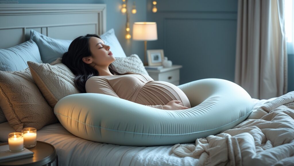 Pregnancy Pillow Setup Ideas for Cozy Sleep Environments