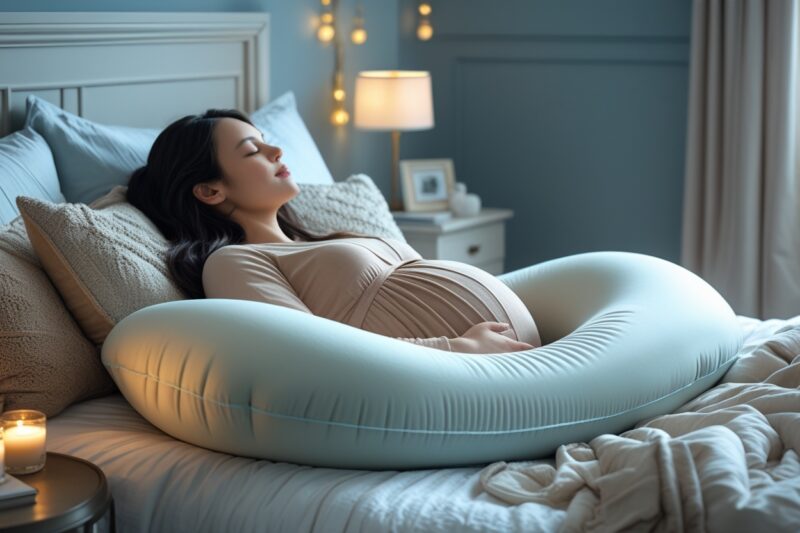 Pregnancy Pillow Setup Ideas for Cozy Sleep Environments